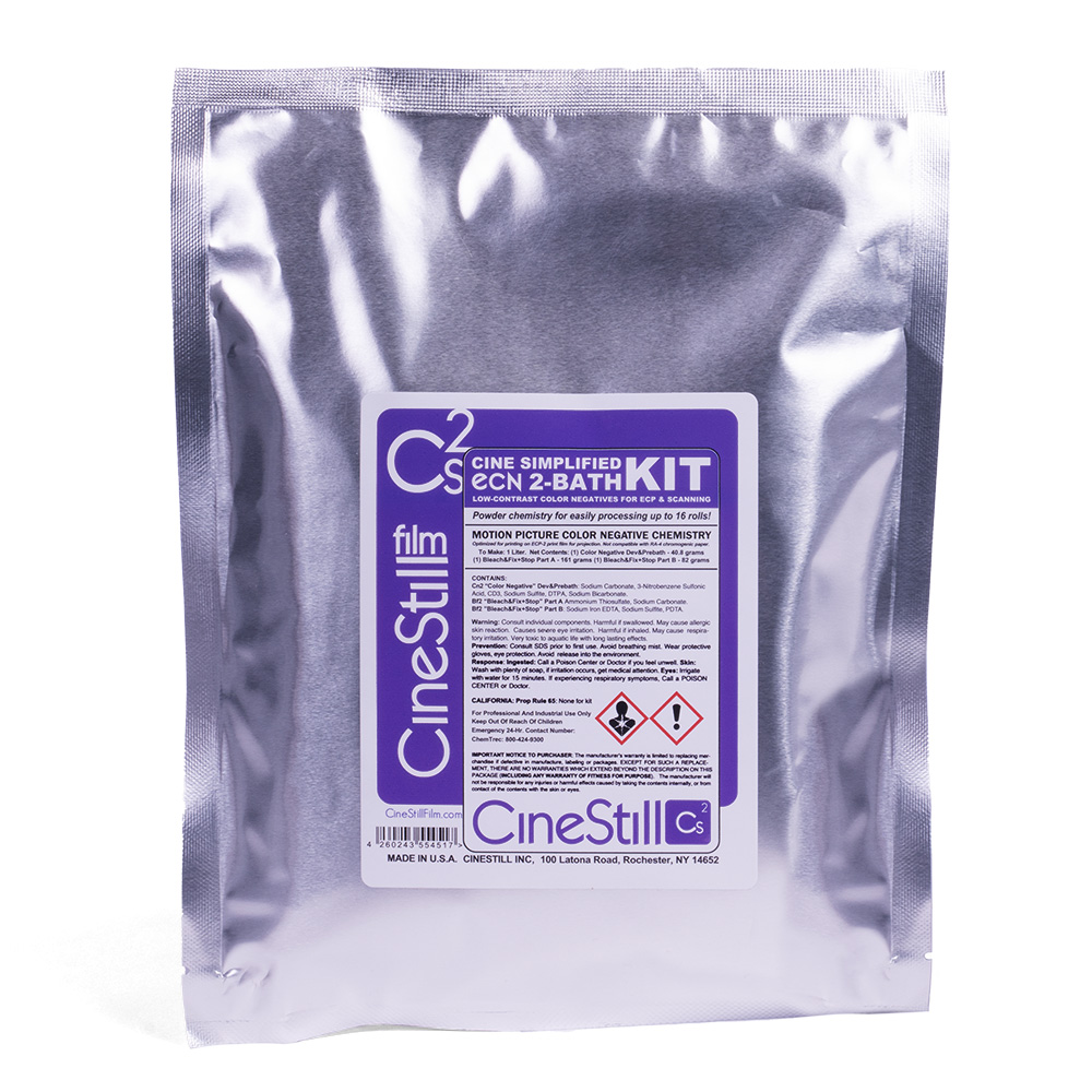 CineStill Cs2 "Cine Simplified" ECN-2 Bath Powder Kit